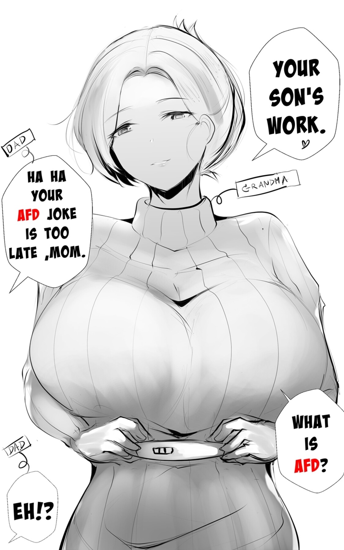 Hentai Manga Comic-Grandma's Order-Read-32